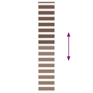 Tenda a Rullo Zebra Larghezza Tessuto 35,9 cm Poliestere 4014379