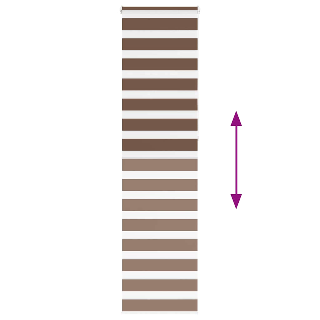 Tenda a Rullo Zebra Larghezza Tessuto 55,9 cm Poliestere