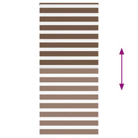 Tenda a Rullo Zebra Larghezza Tessuto 105,9 cm Poliestere 4014393