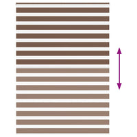 Tenda a Rullo Zebra Larghezza Tessuto 150,9 cm Poliestere 4014402