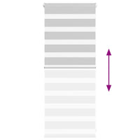 Tenda a Rullo Zebra Larghezza Tessuto 50,9 cm Poliestere 4014408