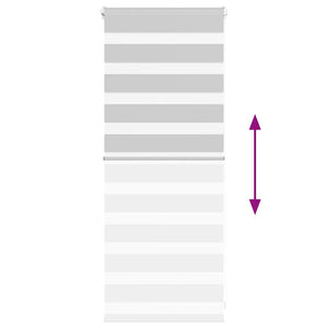 Tenda a Rullo Zebra Larghezza Tessuto 50,9 cm Poliestere 4014408