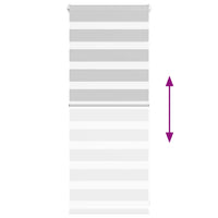 Tenda a Rullo Zebra Larghezza Tessuto 55,9 cm Poliestere 4014409