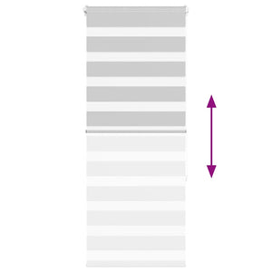 Tenda a Rullo Zebra Larghezza Tessuto 50,9 cm Poliestere 4014434