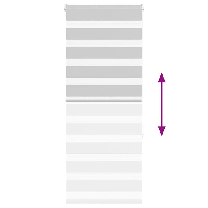 Tenda a Rullo Zebra Larghezza Tessuto 50,9 cm Poliestere 4014434