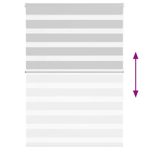 Tenda a Rullo Zebra Larghezza Tessuto 110,9 cm Poliestere