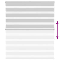 Tenda a Rullo Zebra Larghezza Tessuto 125,9 cm Poliestere 4014449