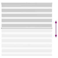 Tenda a Rullo Zebra Larghezza Tessuto 135,9 cm Poliestere 4014451