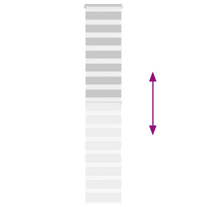 Tenda a Rullo Zebra Larghezza Tessuto 45,9 cm Poliestere 4014459