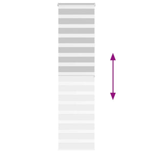 Tenda a Rullo Zebra Larghezza Tessuto 55,9 cm Poliestere 4014461
