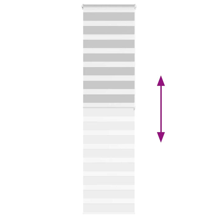 Tenda a Rullo Zebra Larghezza Tessuto 55,9 cm Poliestere 4014461