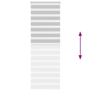 Tenda a Rullo Zebra Larghezza Tessuto 75,9 cm Poliestere 4014465