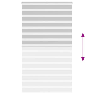 Tenda a Rullo Zebra Larghezza Tessuto 120,9 cm Poliestere 4014474