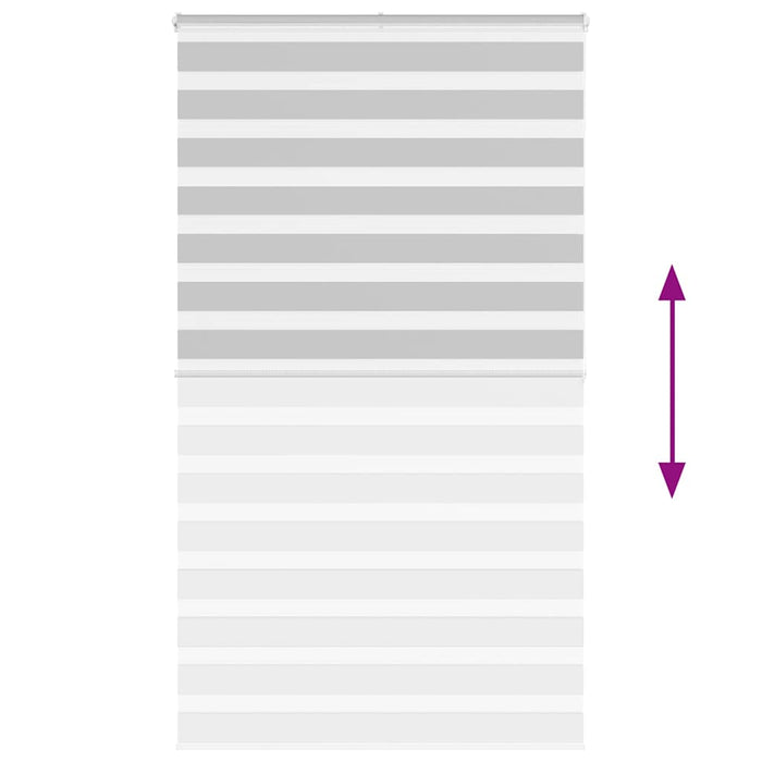 Tenda a Rullo Zebra Larghezza Tessuto 120,9 cm Poliestere 4014474