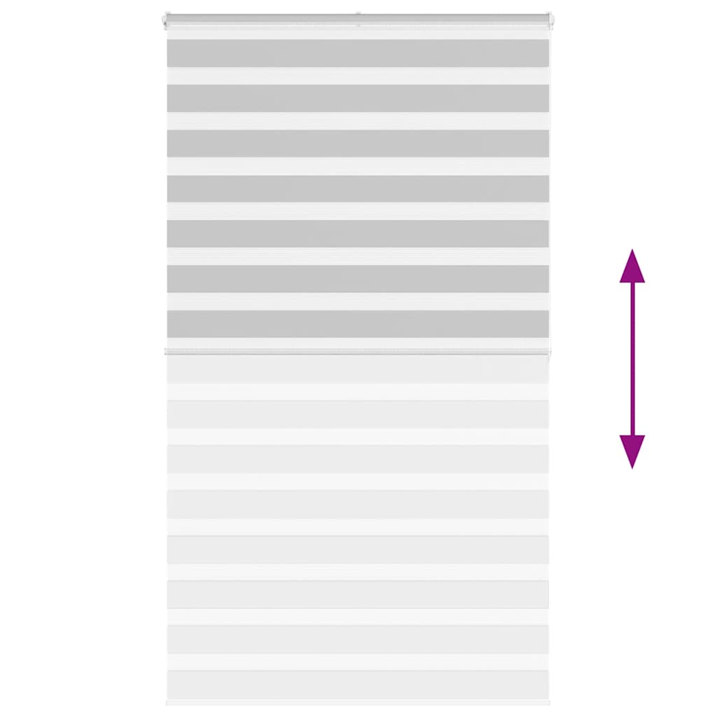 Tenda a Rullo Zebra Larghezza Tessuto 125,9 cm Poliestere 4014475