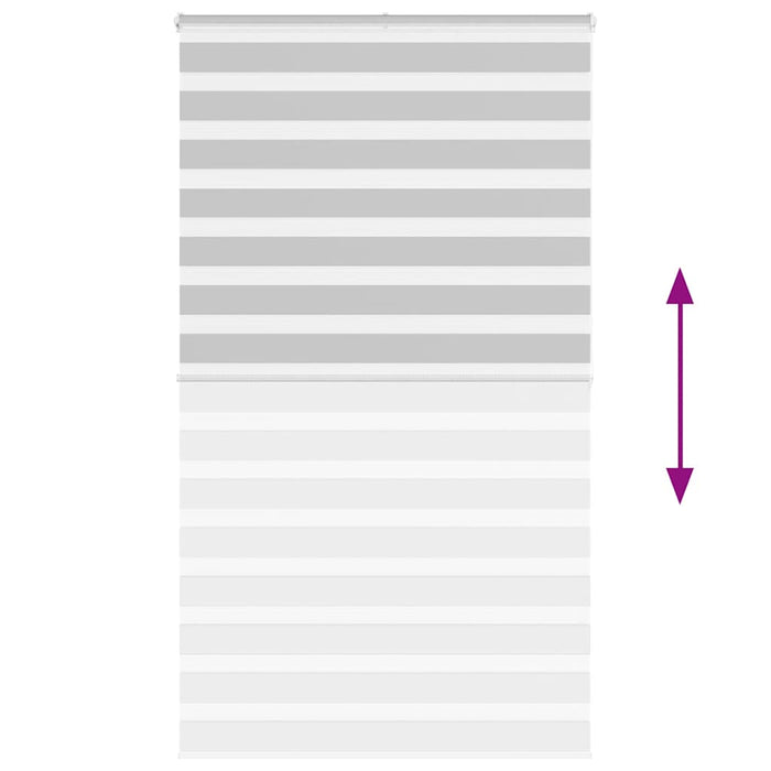 Tenda a Rullo Zebra Larghezza Tessuto 125,9 cm Poliestere 4014475