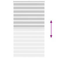 Tenda a Rullo Zebra Larghezza Tessuto 130,9 cm Poliestere 4014476