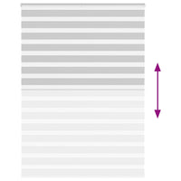 Tenda a Rullo Zebra Larghezza Tessuto 155,9 cm Poliestere 4014481