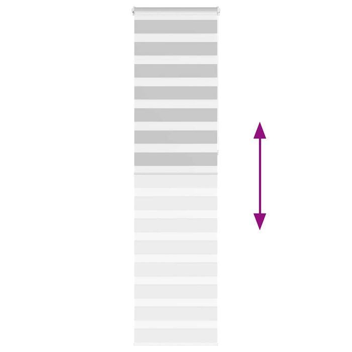 Tenda a Rullo Zebra Larghezza Tessuto 60,9 cm Poliestere 4014488