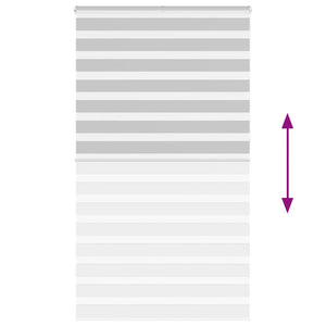 Tenda a Rullo Zebra Larghezza Tessuto 130,9 cm Poliestere 4014502