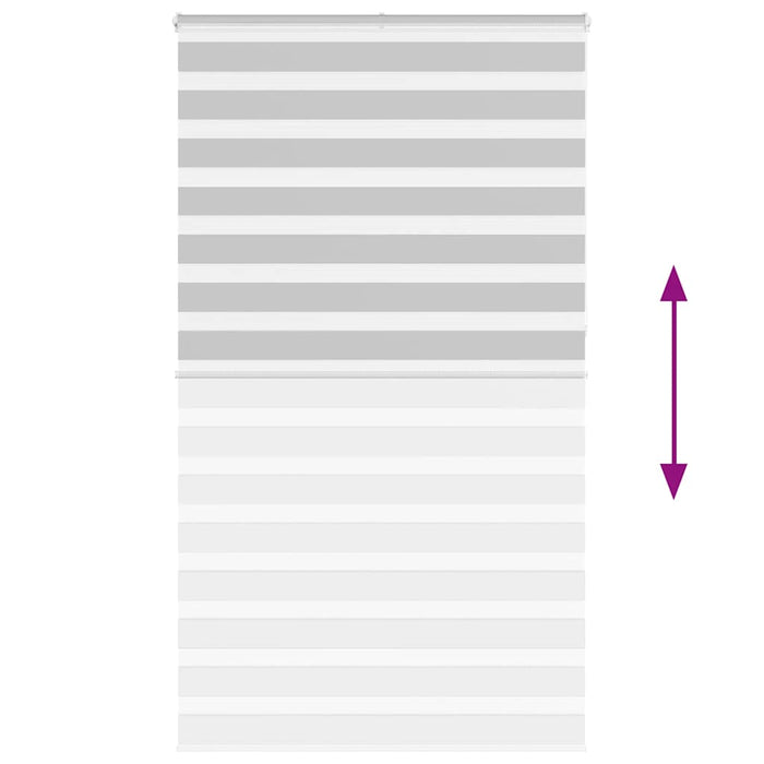 Tenda a Rullo Zebra Larghezza Tessuto 130,9 cm Poliestere 4014502