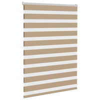 vidaXL Tenda a Rullo Zebra Larghezza Tessuto 95,9 cm Poliestere