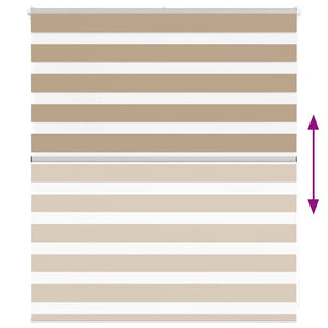 Tenda a Rullo Zebra Larghezza Tessuto 115,9 cm Poliestere 4014525