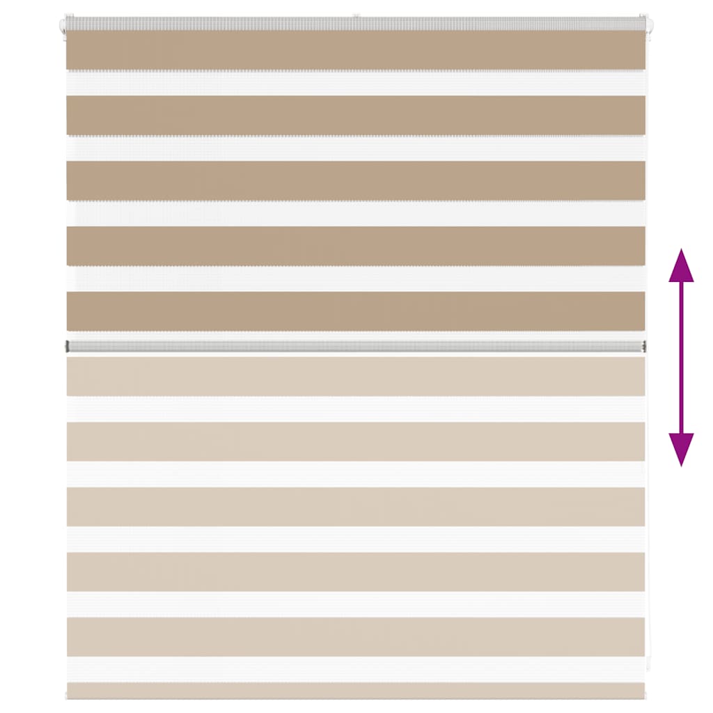 Tenda a Rullo Zebra Larghezza Tessuto 125,9 cm Poliestere 4014527