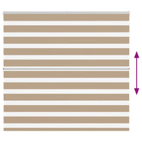 Tenda a Rullo Zebra Larghezza Tessuto 150,9 cm Poliestere 4014532