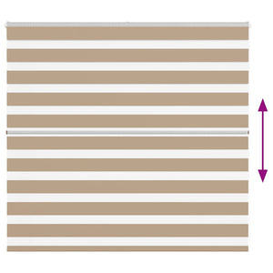 Tenda a Rullo Zebra Larghezza Tessuto 150,9 cm Poliestere 4014532