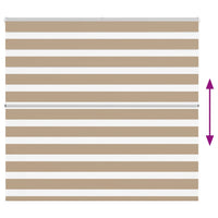 Tenda a Rullo Zebra Larghezza Tessuto 155,9 cm Poliestere 4014533