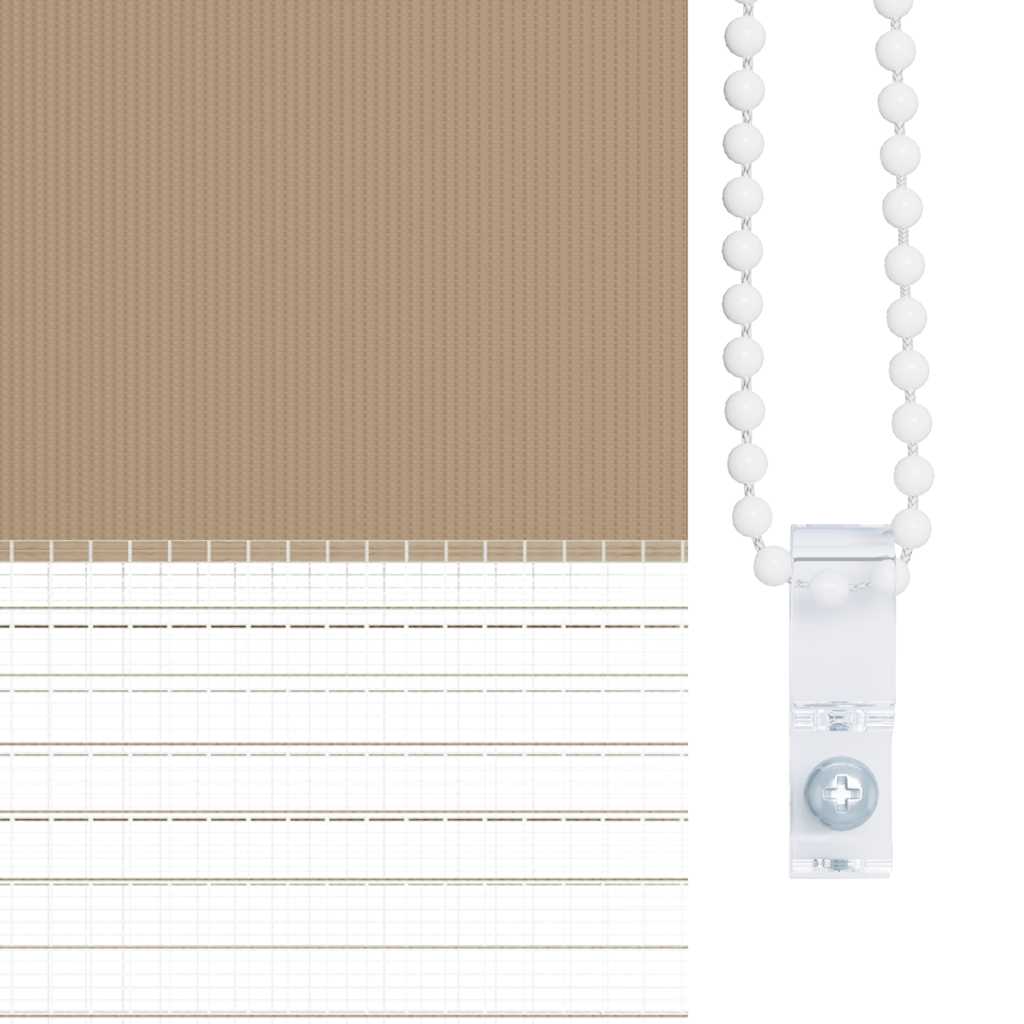 Tenda a Rullo Zebra Larghezza Tessuto 45,9 cm Poliestere 4014537