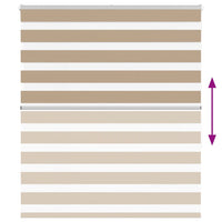 Tenda a Rullo Zebra Larghezza Tessuto 115,9 cm Poliestere 4014551