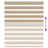 Tenda a Rullo Zebra Larghezza Tessuto 120,9 cm Poliestere 4014552