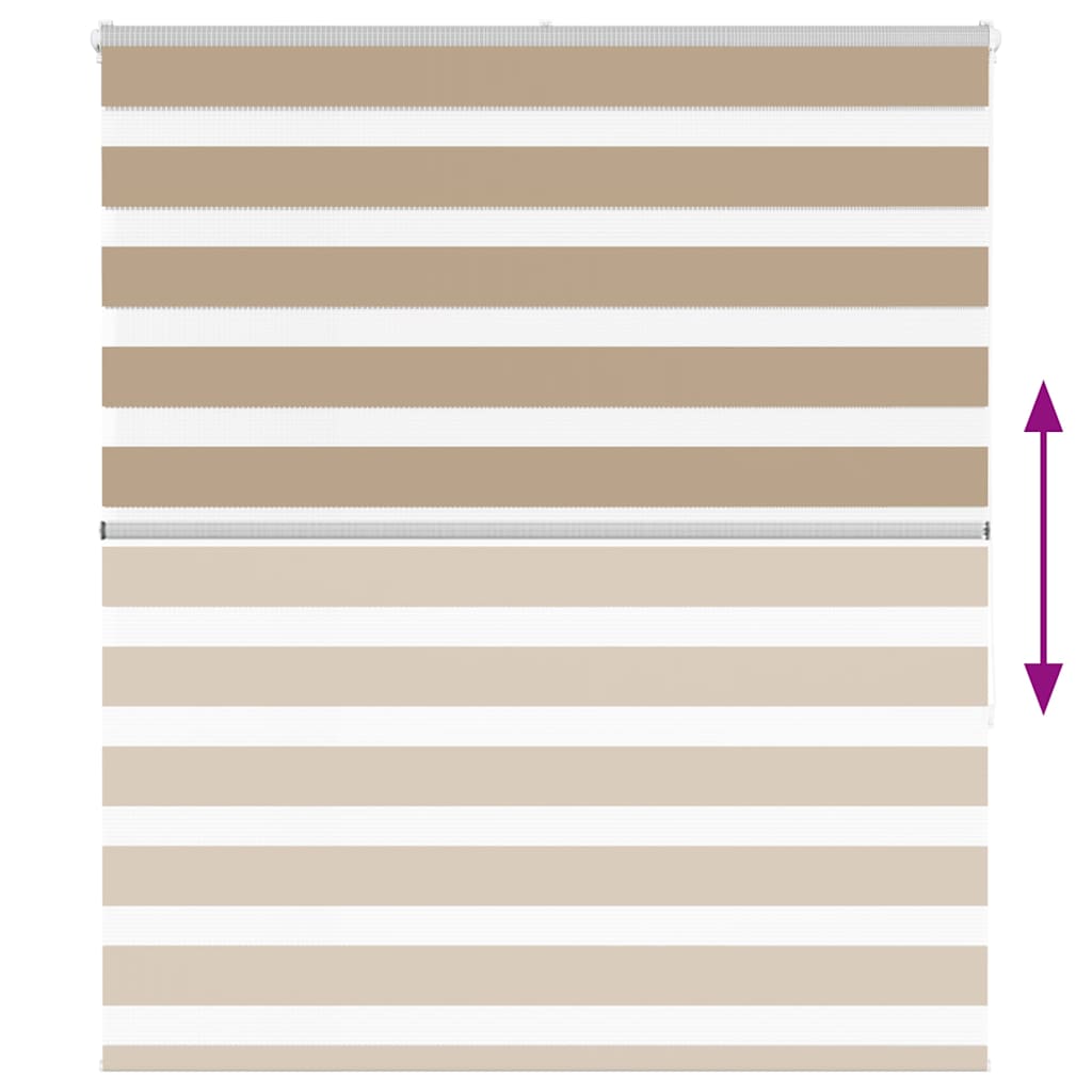 Tenda a Rullo Zebra Larghezza Tessuto 130,9 cm Poliestere