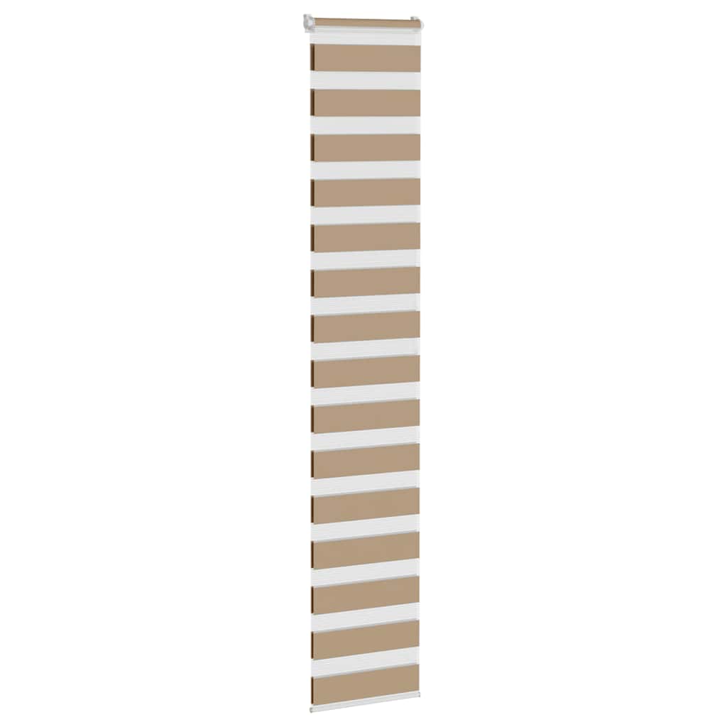 vidaXL Tenda a Rullo Zebra Larghezza Tessuto 45,9 cm Poliestere
