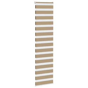 vidaXL Tenda a Rullo Zebra Larghezza Tessuto 50,9 cm Poliestere