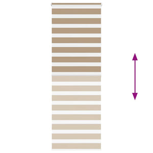 Tenda a Rullo Zebra Larghezza Tessuto 80,9 cm Poliestere 4014570