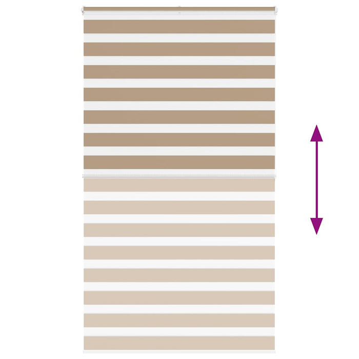 Tenda a Rullo Zebra Larghezza Tessuto 120,9 cm Poliestere 4014578