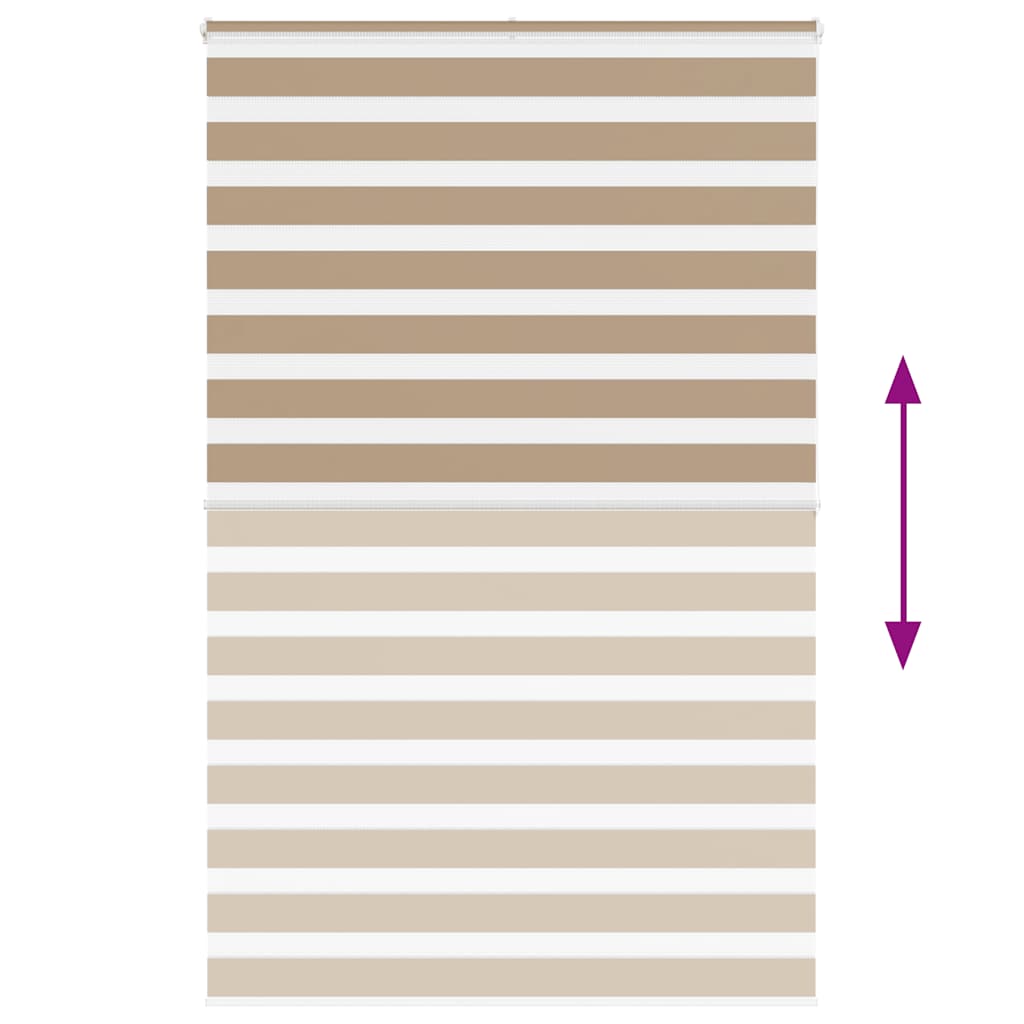 Tenda a Rullo Zebra Larghezza Tessuto 140,9 cm Poliestere