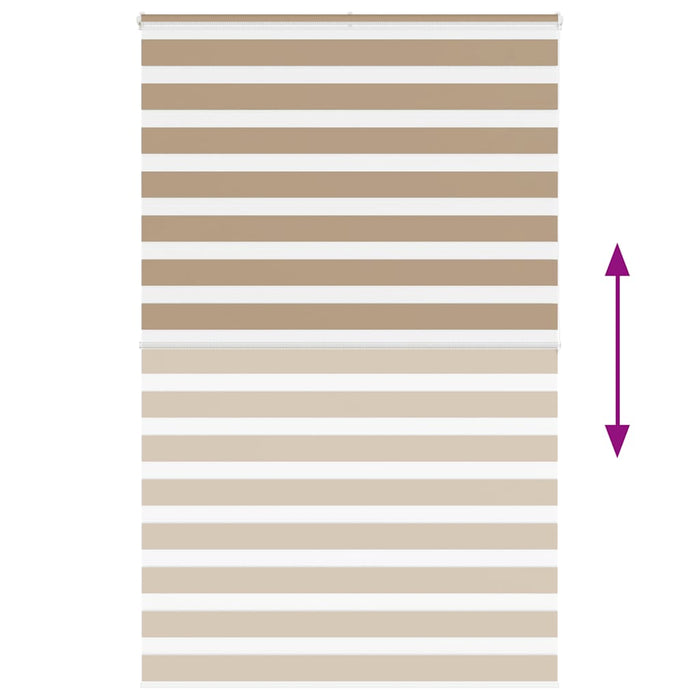 Tenda a Rullo Zebra Larghezza Tessuto 140,9 cm Poliestere