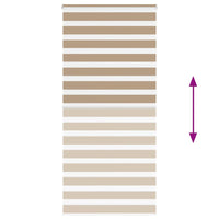 Tenda a Rullo Zebra Larghezza Tessuto 90,9 cm Poliestere 4014598