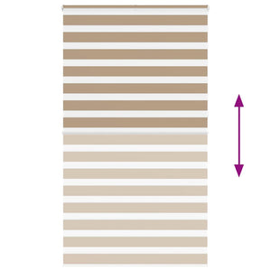 Tenda a Rullo Zebra Larghezza Tessuto 115,9 cm Poliestere 4014603