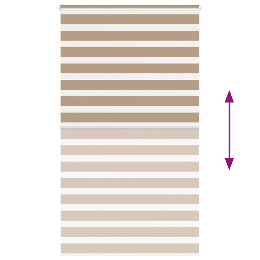 Tenda a Rullo Zebra Larghezza Tessuto 130,9 cm Poliestere 4014606