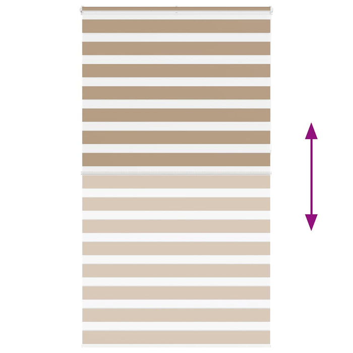 Tenda a Rullo Zebra Larghezza Tessuto 130,9 cm Poliestere 4014606