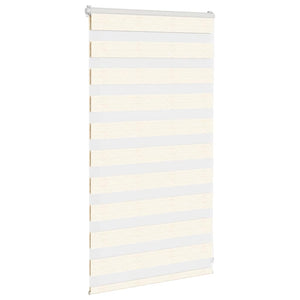 vidaXL Tenda a Rullo Zebra Larghezza Tessuto 75,9 cm Poliestere