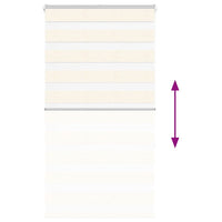 Tenda a Rullo Zebra Larghezza Tessuto 65,9 cm Poliestere