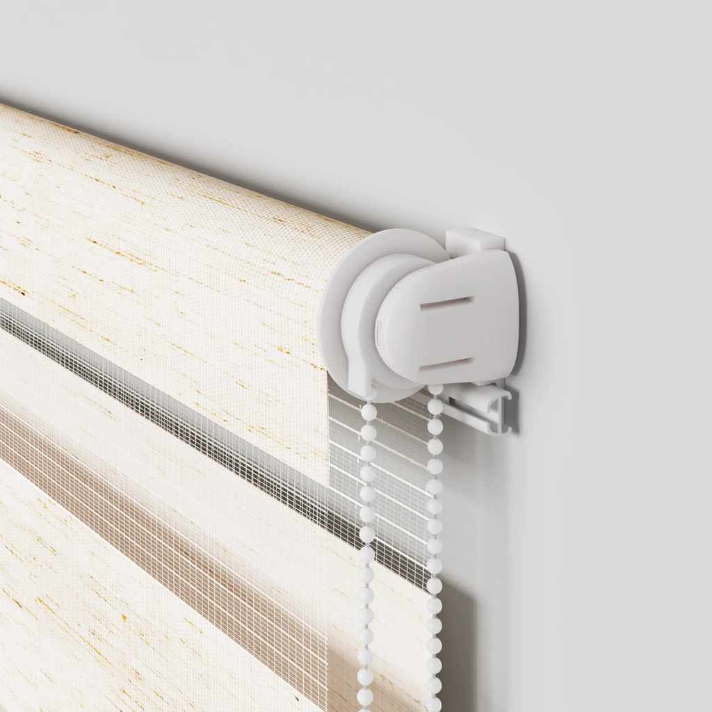 vidaXL Tenda a Rullo Zebra Larghezza Tessuto 85,9 cm Poliestere