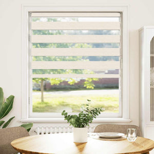 vidaXL Tenda a Rullo Zebra Larghezza Tessuto 100,9 cm Poliestere