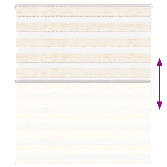 Tenda a Rullo Zebra Larghezza Tessuto 125,9 cm Poliestere 4014657